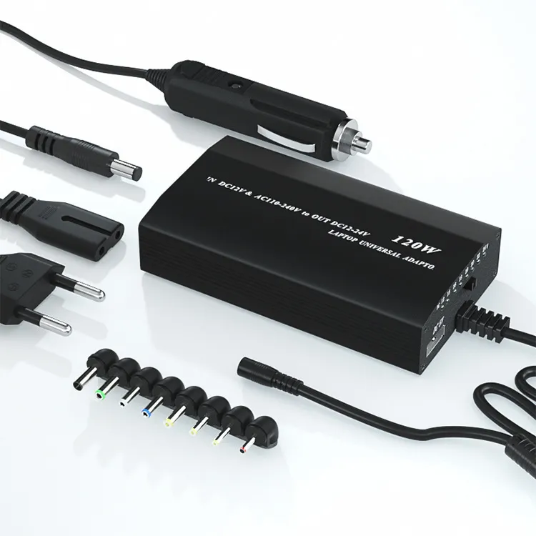 Picture of 220V to 12V power adapter 120W multifunctional car power 12V-24V5A laptop charger